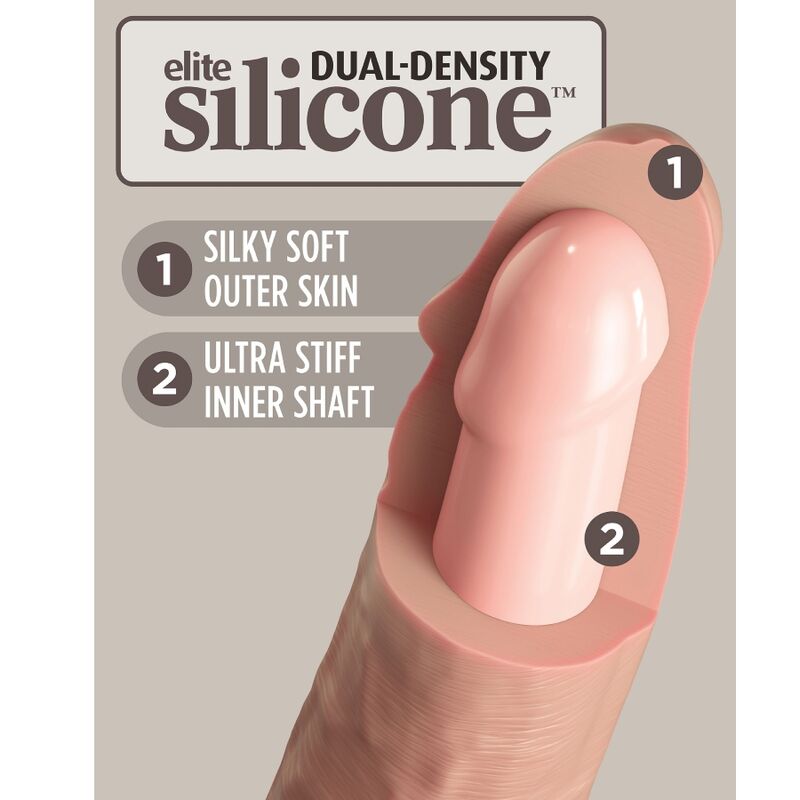 KING COCK - ELITE ARNÊS AJUSTÁVEL COM DILDO 15,2 CM PARA INICIANTES