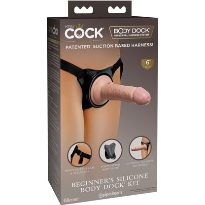 KING COCK - ELITE ARNÊS AJUSTÁVEL COM DILDO 15,2 CM PARA INICIANTES
