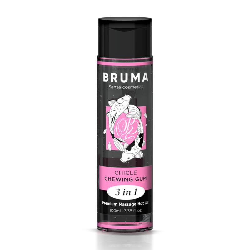 BRUMA - ÓLEO QUENTE DE MASSAGEM PREMIUM GOMA DE MASCAR 3 EM 1 - 100 ML