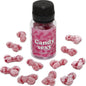 DIABLO PICANTE - CANDY SEXY JAR COM 12 GOMAS SABOR MORANGO-CEREJA