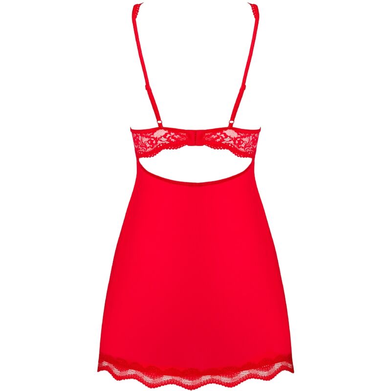 OBSESSIVE - LUVAE BABYDOLL E TANGA VERMELHO S/M