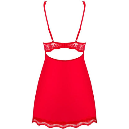 OBSESSIVE - LUVAE BABYDOLL E TANGA VERMELHO S/M