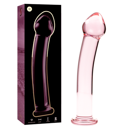 NEBULA SERIE VON IBIZA - MODELL 11 DILDO BOROSILIKATGLAS KLAR 16 CM -O- 3 CM