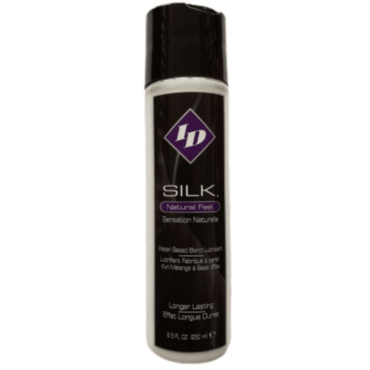 ID SILK - LUBRIFICANTE À BASE DE ÁGUA E SILICONE FEEL NATURAL 250 ML