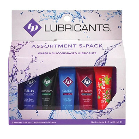 ID JUICY LUBE - LUBRIFICANTE VARIADO 5X EMBALAGEM DE TUBO 12 ML