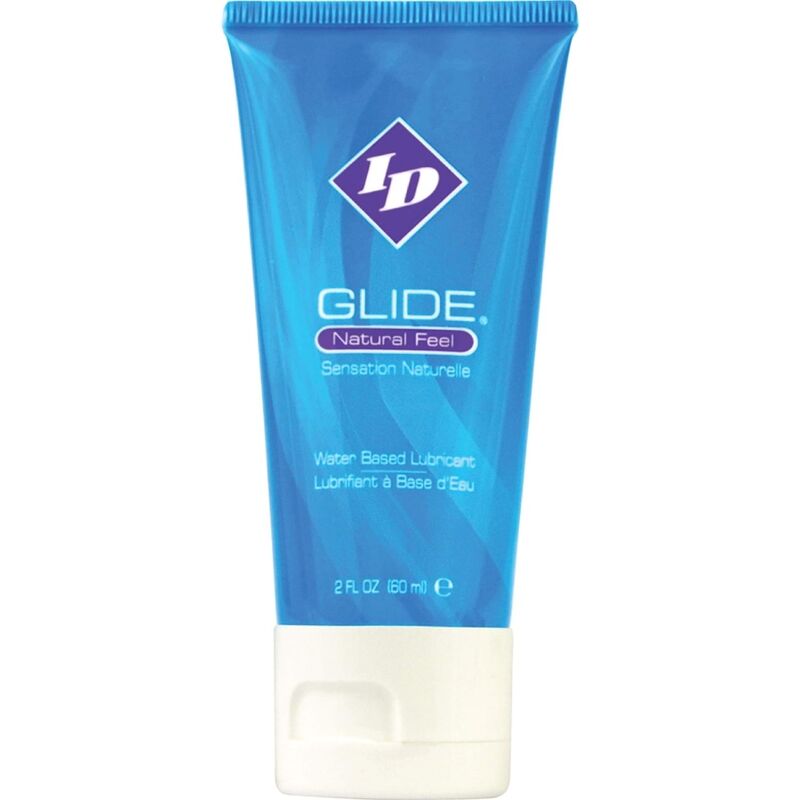 ID GLIDE - LUBRIFICANTE À BASE DE ÁGUA ULTRA DURADOURO TUBO DE VIAGEM 60 ML