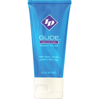 ID GLIDE - LUBRIFICANTE À BASE DE ÁGUA ULTRA DURADOURO TUBO DE VIAGEM 60 ML