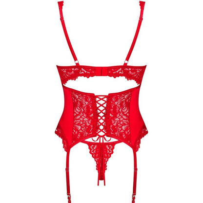 OBSESSIVE - AMOR CHERRIS CORSET & THONG L/XL