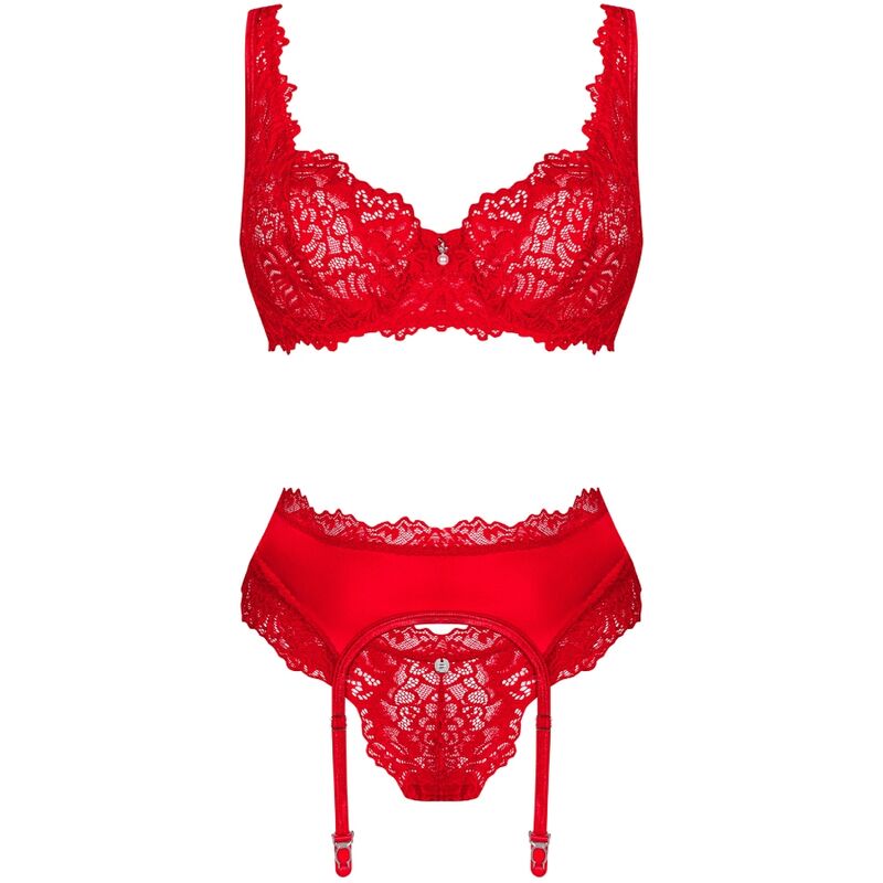 OBSESSIVE - AMOR CHERRIS CONJUNTO 3 PEÇAS S/M