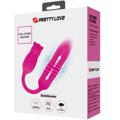 PRETTY LOVE - NOBIKUMA SILICONE ROSA BALA VIBRATÓRIA