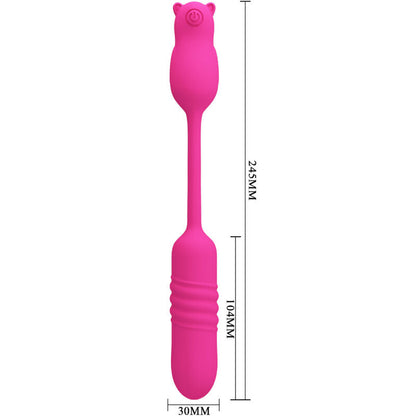 PRETTY LOVE - NOBIKUMA SILICONE ROSA BALA VIBRATÓRIA