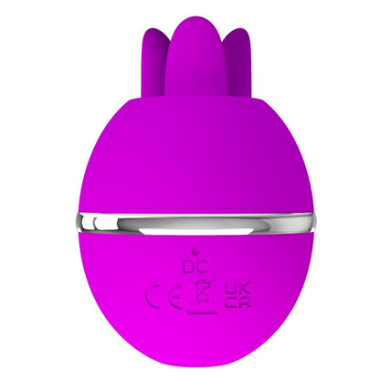 PRETTY LOVE - VIBRADOR DE SILICONE REDONDO BOLA GÊMEOS ROXO