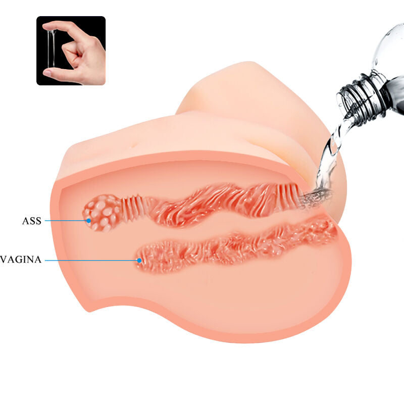 CRAZY BULL - VIBRADOR REALISTA SAMANTHA VAGINA E ÂNUS