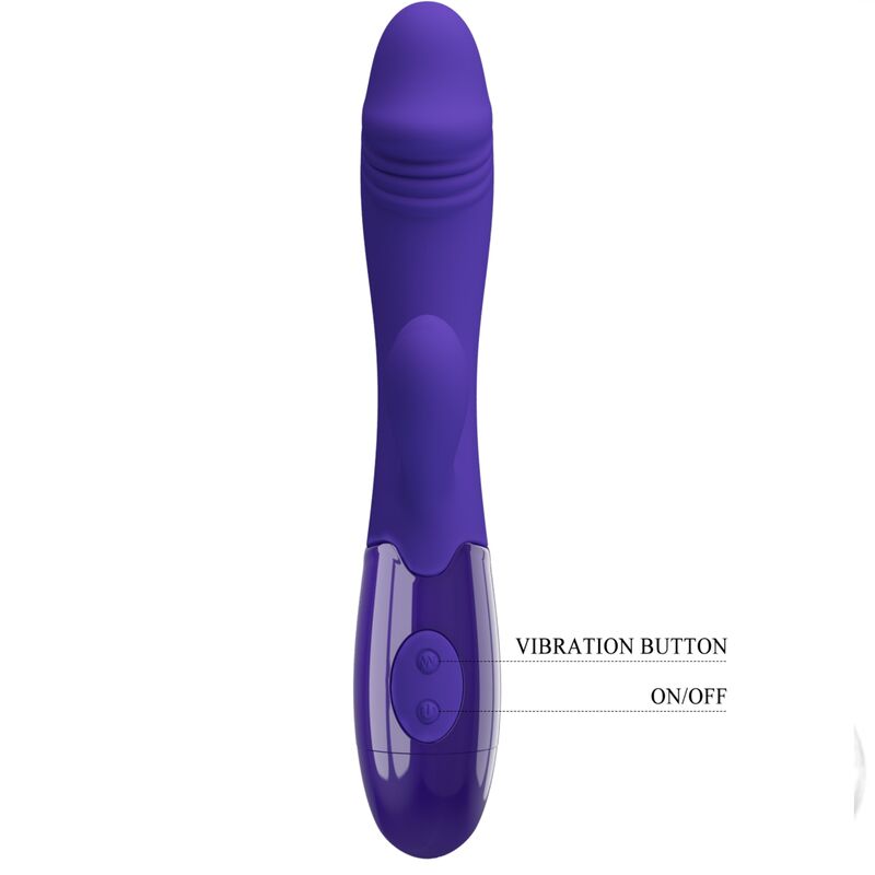 PRETTY LOVE - VIBRADOR SNAPPY YOUTH E ESTIMULADOR DO PONTO G VIOLETA