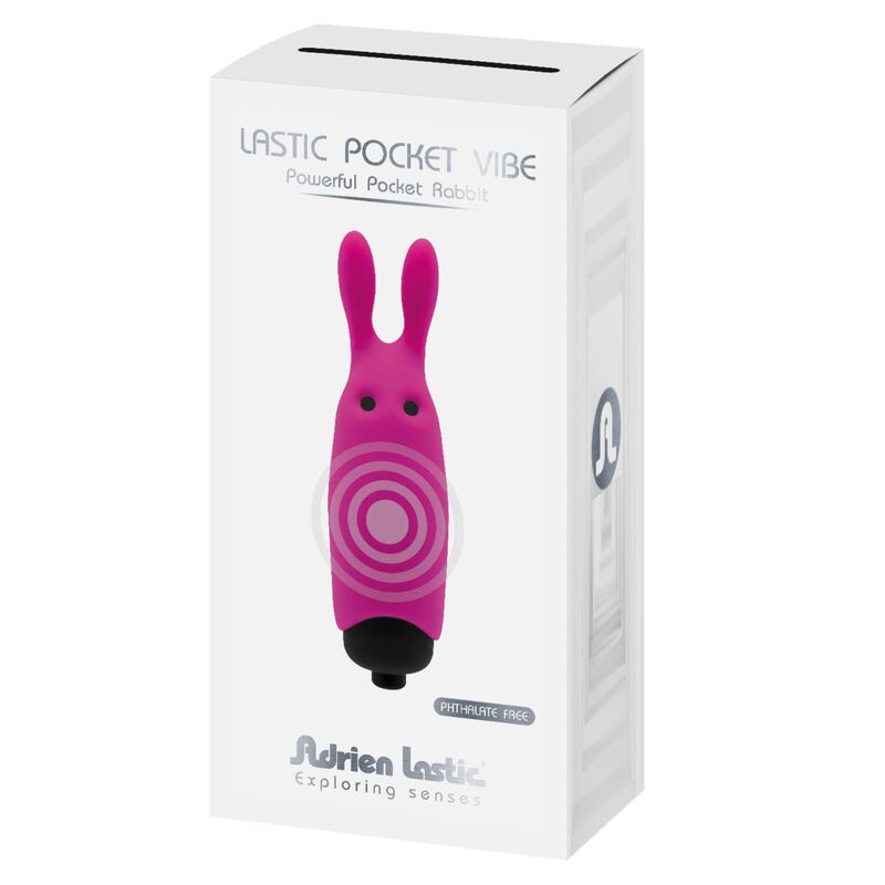 ADRIEN LASTIC - LASTIC POCKET VIBRADOR COELHO ROSA