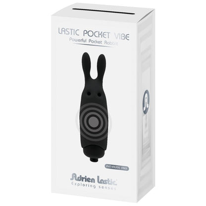 ADRIEN LASTIC - LASTIC POCKET VIBRADOR COELHO PRETO