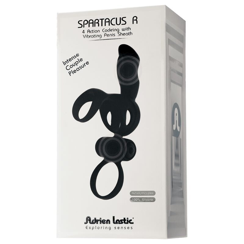 ADRIEN LASTIC - SPARTACUS RING &amp; PENISHÜLSE MIT VIBRATOR