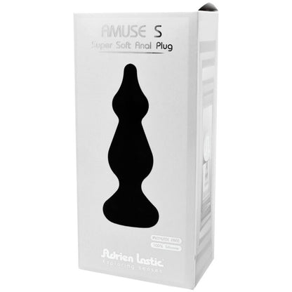 ADRIEN LASTIC - AMUSE ANAL PLUG SILICONE PRETO TAMANHO S