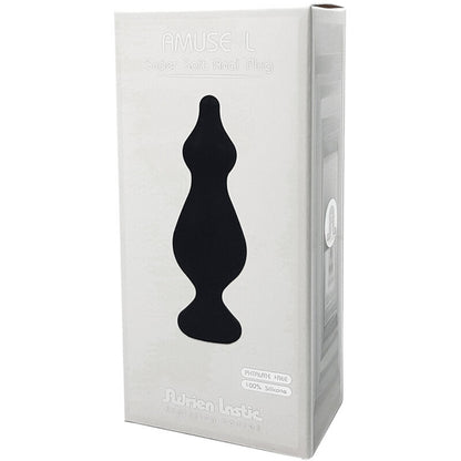 ADRIEN LASTIC - AMUSE ANAL PLUG SILICONE PRETO TAMANHO L