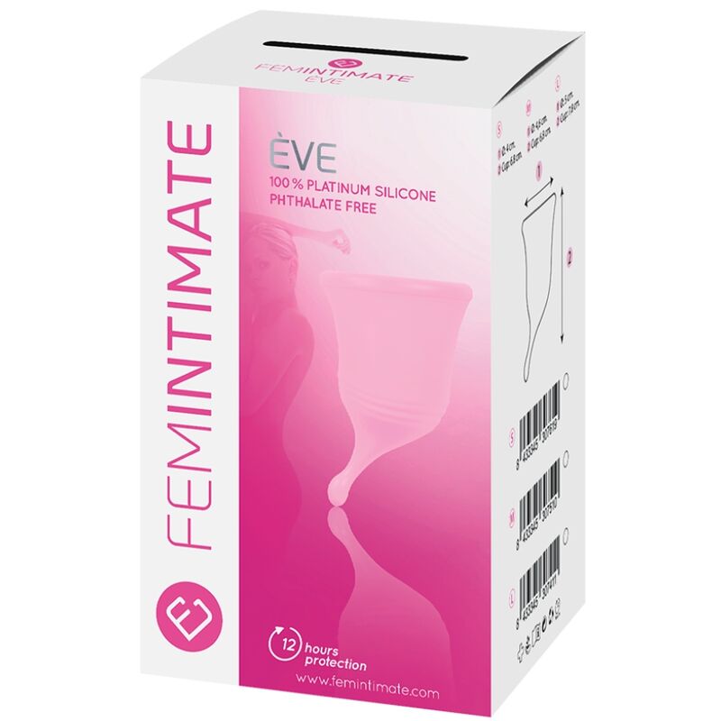 FEMINTIMATE - EVE NEW COPO MENSTRUAL DE SILICONE - TAMANHO L
