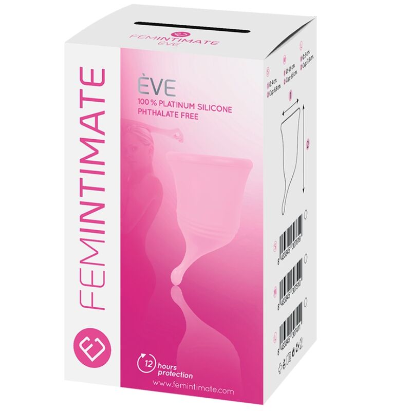 FEMINTIMATE - EVE NEW COPO MENSTRUAL DE SILICONE - TAMANHO M