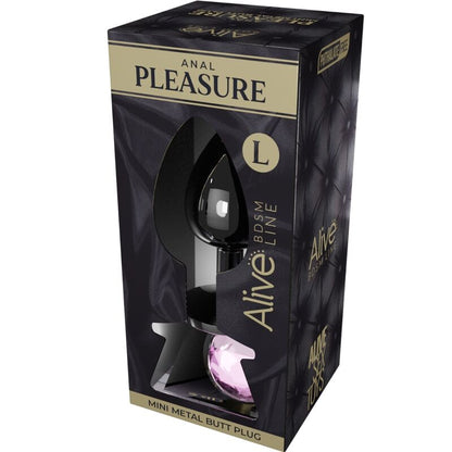ALIVE - MINI PLUG ANAL PLEASURE METAL ROSA TAMANHO L