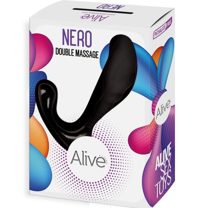 ALIVE - NERO DUPLO MASSAGER ANAL &amp; PROSTATIC
