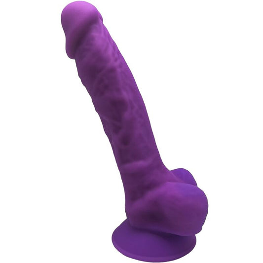 SILEXD - MODELO 1 PÊNIS REALISTA PREMIUM SILEXPAN SILICONE VIOLETA 17,5 CM