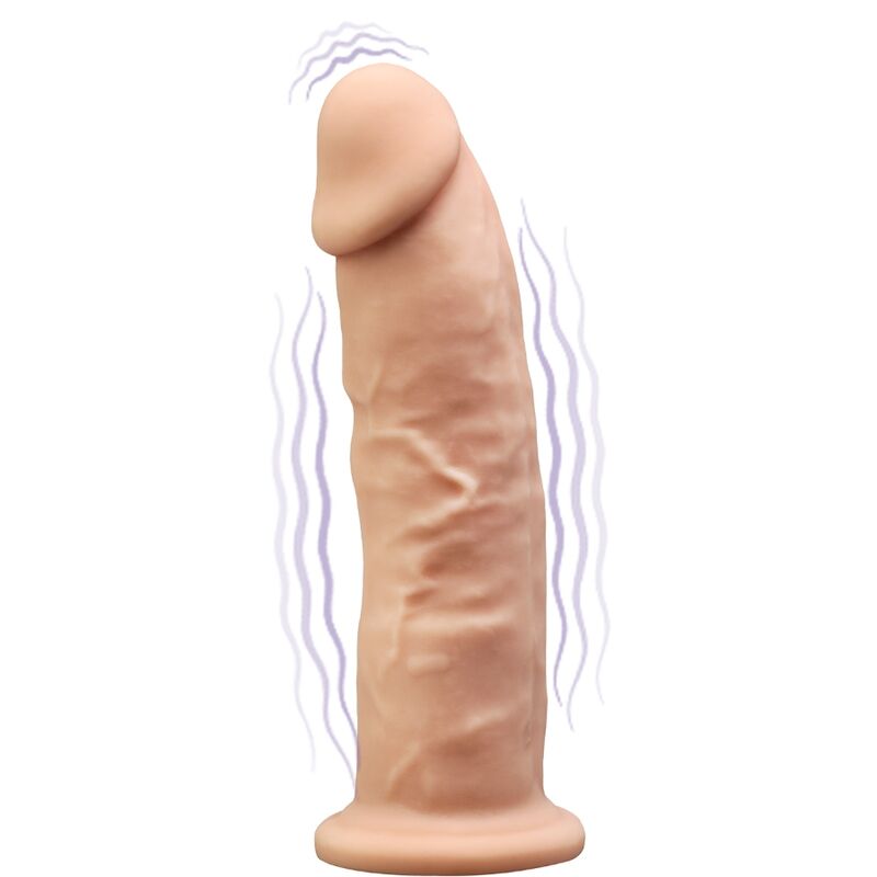 SILEXD - MODELO 1 VIBRADOR DE PÊNIS REALISTA SILICONE PREMIUM SILEXPAN 17,5 CM
