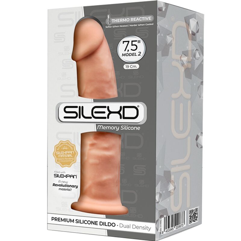 SILEXD - MODELO 2 PÊNIS REALISTA PREMIUM SILEXPAN SILICONE 19 CM