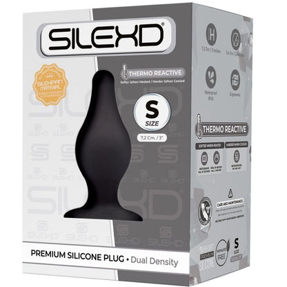 SILEXD - MODELO 2 PLUG ANAL PREMIUM SILEXPAN SILICONE PREMIUM TERMORATIVO TAMANHO S