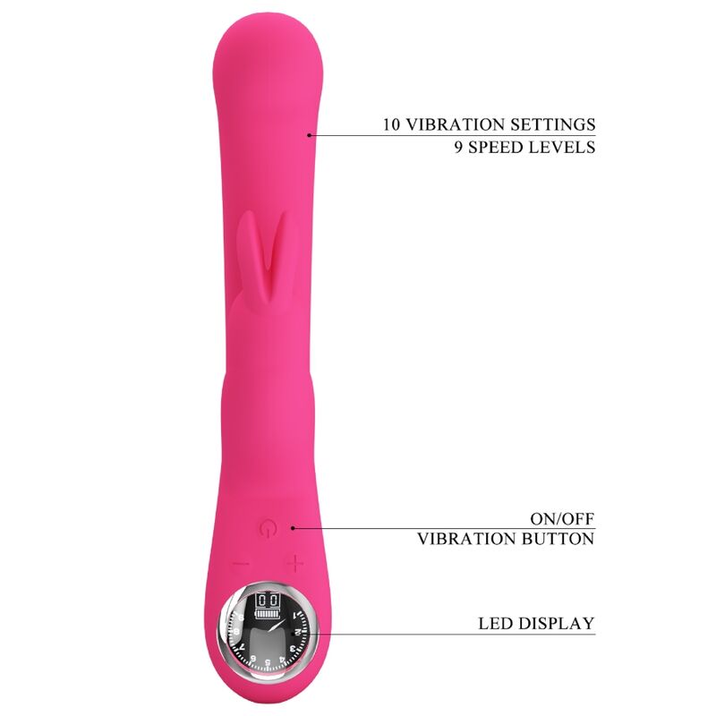 PRETTY LOVE - VIBRADOR LAMAR RABBIT E PONTO G ROSA