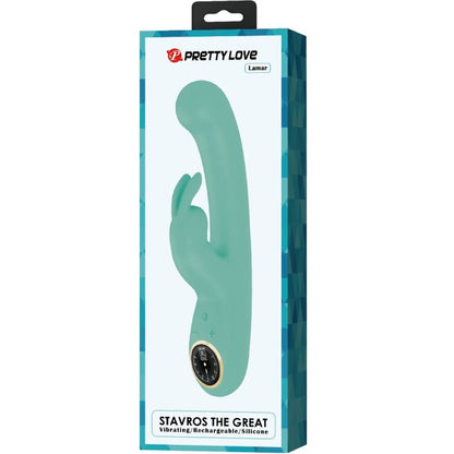 PRETTY LOVE - LAMAR RABBIT VIBRATOR & GREEN G-SPOT