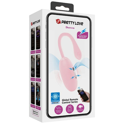 PRETTY LOVE - OVO VIBRANTE RECARREGÁVEL DOREEN PINK