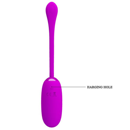 PRETTY LOVE - JULIUS WATERPROOF-RECHARGEABLE VIBRATING EGG ROXO