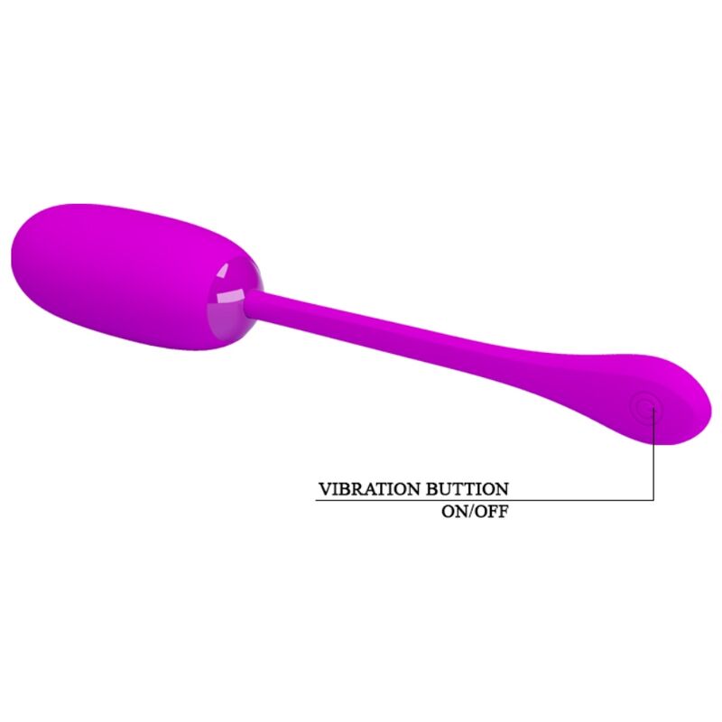 PRETTY LOVE - JULIUS WATERPROOF-RECHARGEABLE VIBRATING EGG ROXO