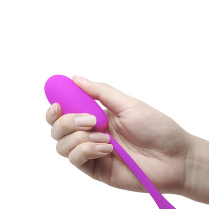 PRETTY LOVE - JULIUS WATERPROOF-RECHARGEABLE VIBRATING EGG ROXO