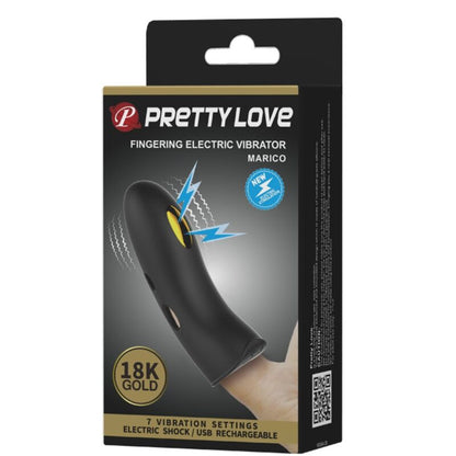 PRETTY LOVE - MARICO SCHWARZE ELEKTRO-STIMULATOR-FINGERABDECKUNG