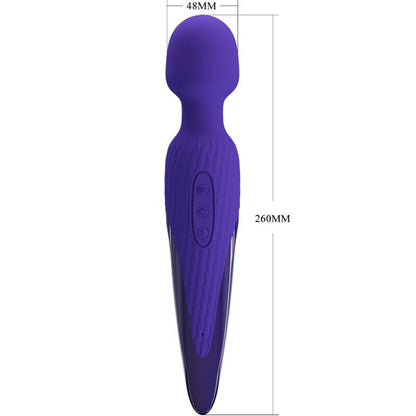 PRETTY LOVE - ANTONY YOUTH WAND VIBRADOR EFEITO CALOR VIOLETA