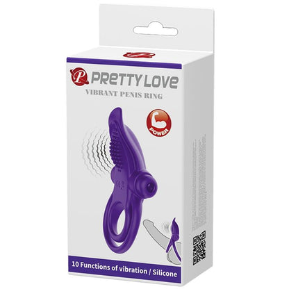 PRETTY LOVE - ANEL VIBRANTE ROXO PARA PÊNIS