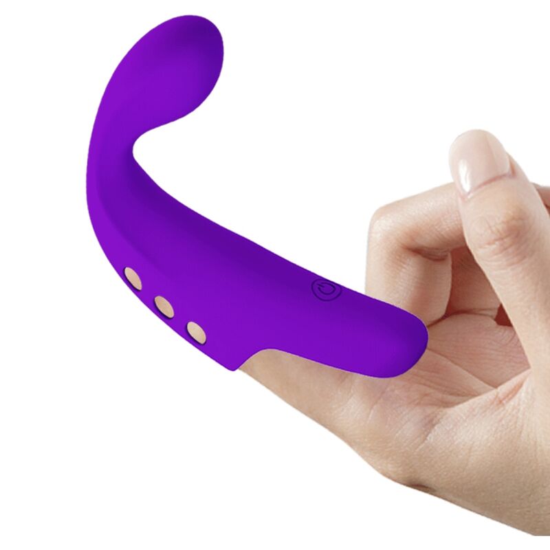 PRETTY LOVE - VIBRADOR DE DEDO RECARREGÁVEL GORGON PURPLE