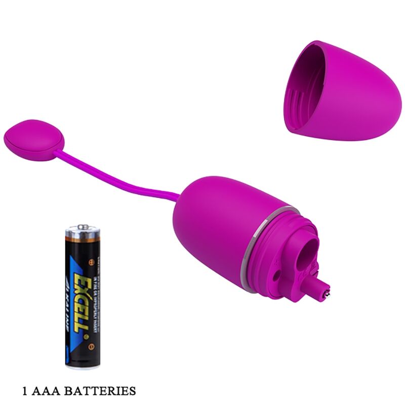 PRETTY LOVE - OVO VIBRANTE DE NINFA CONTROLADO POR APLICATIVO ROXO
