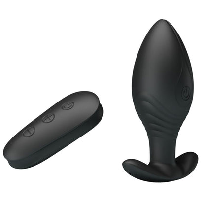 PRETTY LOVE - REGINA ANAL PLUG VIBRADOR RECARREGÁVEL PRETO