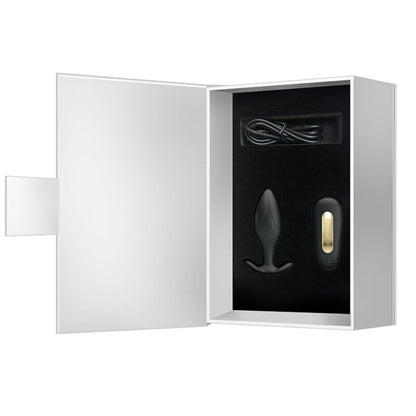 PRETTY LOVE - REGINA ANAL PLUG VIBRADOR RECARREGÁVEL PRETO