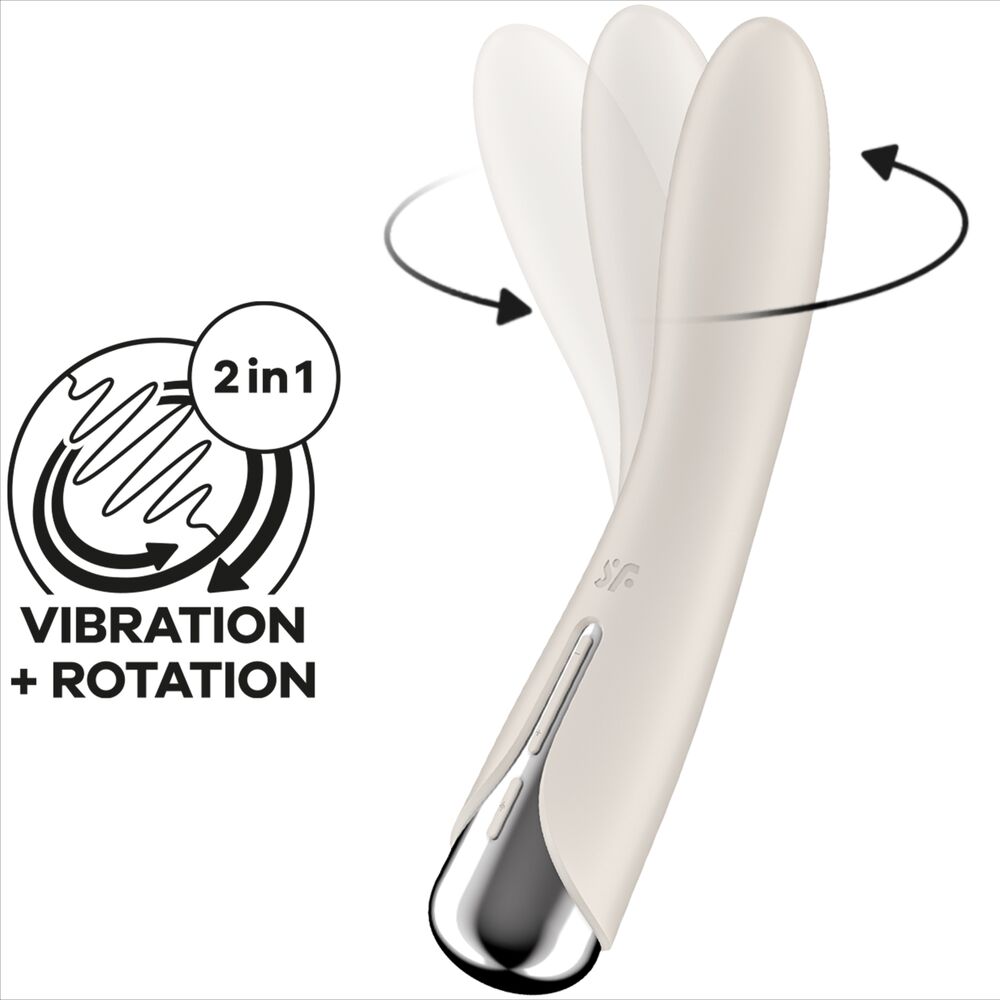 SATISFYER - VIBRADOR G-SPOT ROTATOR VIBRADOR VIBRADOR VERMELHO
