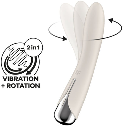 SATISFYER - VIBRADOR G-SPOT ROTATOR VIBRADOR VIBRADOR VERMELHO