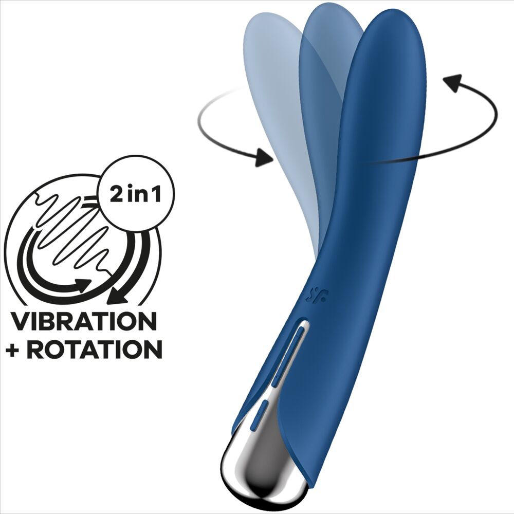 SATISFYER - VIBRADOR G-SPOT ROTATOR VIBRADOR VIBRADOR VERMELHO