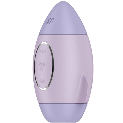 SATISFYER - MISSION CONTROL VIBRADOR LILAC PEQUENO DE IMPULSO DUPLO