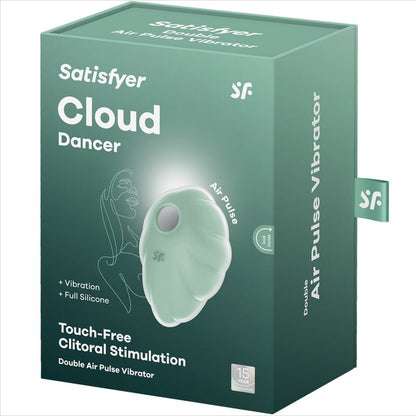SATISFYER - VIBRADOR CLOUD DANCER GREEN AIR PULSE