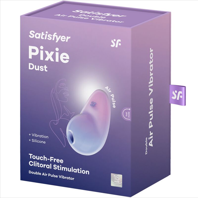 SATISFYER - PIXIE DUST LILAC AIR PLUS STIMULATOR